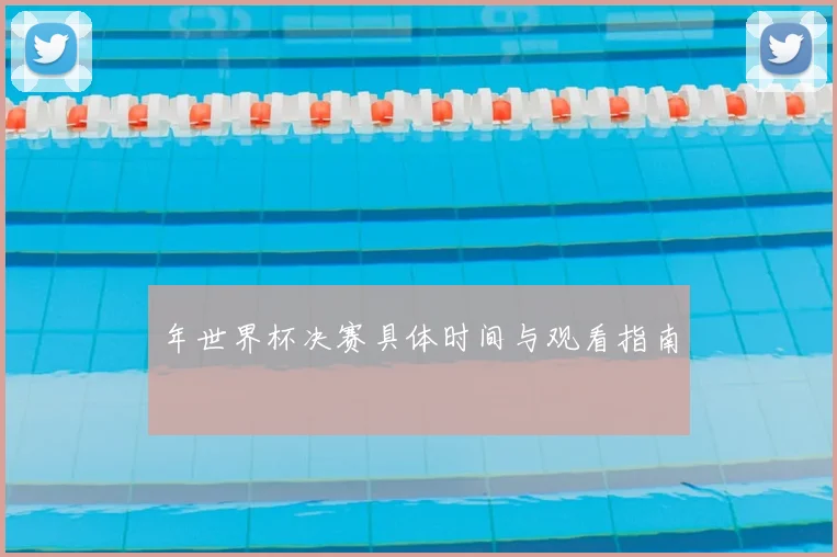 年世界杯决赛具体时间与观看指南