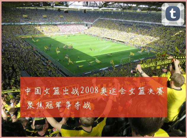 中国女篮出战2008奥运会女篮决赛 聚焦冠军争夺战